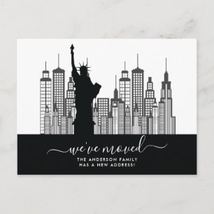 New York City Bewegende Aankondiging Briefkaart
