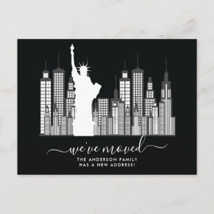 New York City Bewegende Aankondiging Briefkaart