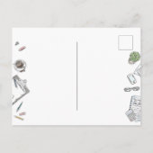 New York City Bewegende Aankondiging Briefkaart (Achterkant)