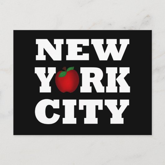New York City (Big Apple) Briefkaart (Voorkant)