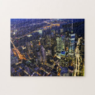 New York City Big Apple Night Creative Legpuzzel