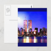 New York City bij nacht Briefkaart (Voorkant / Achterkant)