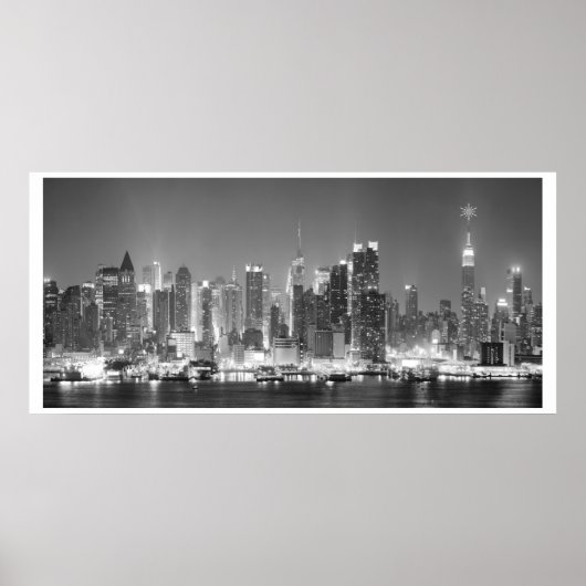 New York City Black & White foto Poster (Voorkant)