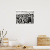 New York City Black & White Poster (Keuken)