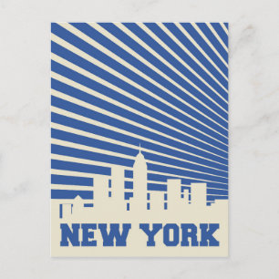 New York City Blue Briefkaart