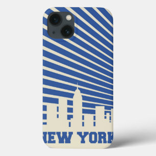 New York City Blue iPhone 13 Hoesje