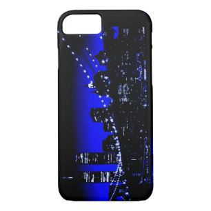 New York City & Blue Night iPhone 7 Coque