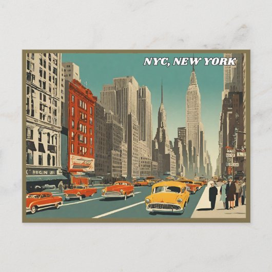New York City Briefkaart (Voorkant)