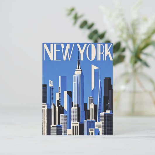 New York City Briefkaart (Staand voorkant)