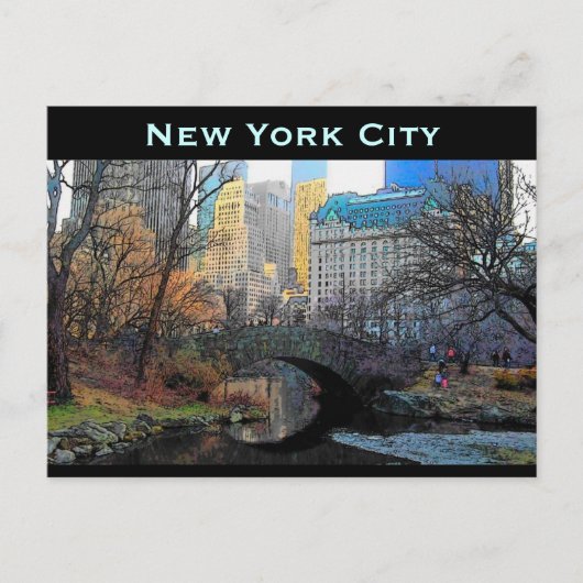 New York City Briefkaart (Voorkant)