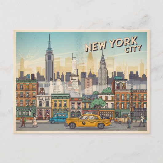 New York City Briefkaart (Voorkant)