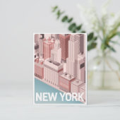 New York City Briefkaart (Staand voorkant)