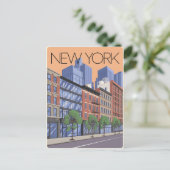 New York City Briefkaart (Staand voorkant)