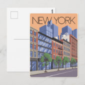 New York City Briefkaart (Voorkant / Achterkant)