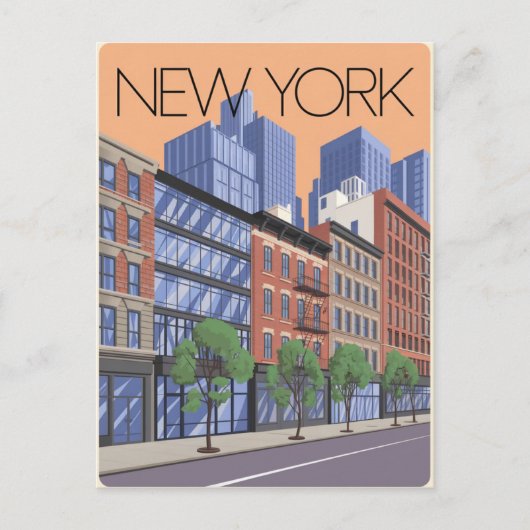 New York City Briefkaart (Voorkant)