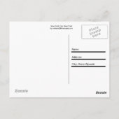 New York City Briefkaart (Achterkant)