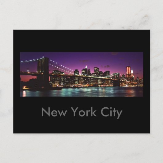 New York City Briefkaart (Voorkant)
