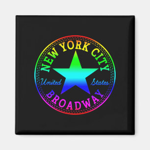 New York City Broadway Theater Nyc Verenigde State Magneet
