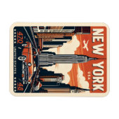 New York City Brooklyn Bridge auto Magneet (Horizontaal)