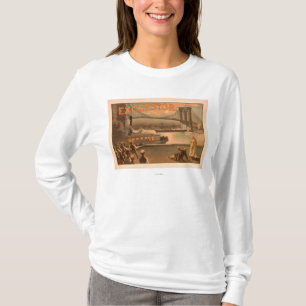 New York City Brooklyn Bridge "Excelsior" T-shirt