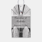 New York City Brooklyn Bruiloft Cadeaulabel (Voorkant)