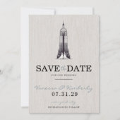 New York City Bruiden redden de datum Save The Date (Voorkant)