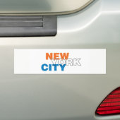 New York City Bumpersticker (Op auto)