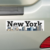 New York City Bumpersticker (Op auto)