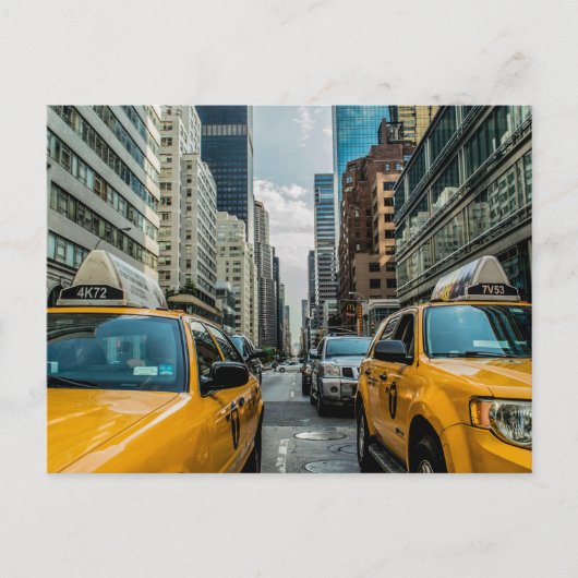 New York City Cabs - Briefkaart (Voorkant)