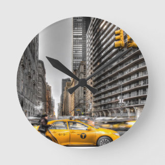 New York City cabs, Central Park Ronde Klok