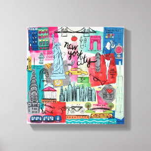 New York City Canvas Afdruk