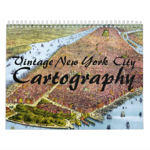  New York City Cartografie Agenda Kalender