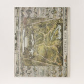  New York City Central Park Map, 1863 Legpuzzel (Verticaal)