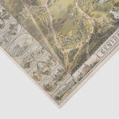  New York City Central Park Map ontkoppeling Tissuepapier (Detail)