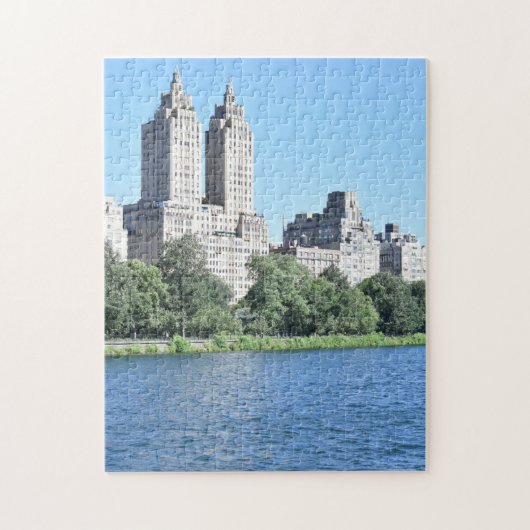 New York City Central Park Reservoir NYC Skyline Legpuzzel (Verticaal)