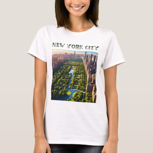 New York City Central Park T-shirt (Voorkant)