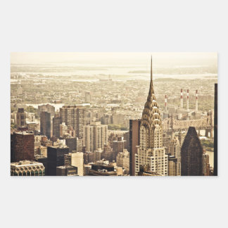 New York City - Chrysler Building Rechthoekige Sticker
