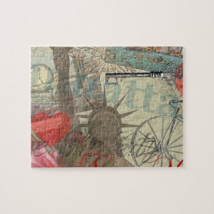  New York City Collage Legpuzzel