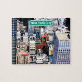 New York City colorful modern Legpuzzel (Horizontaal)