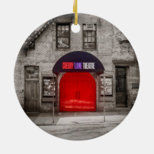 New York - City - Corner of One way & custom Keramisch Ornament