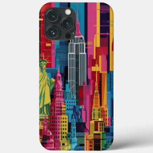 New York City dans le coque iphone de style dynami