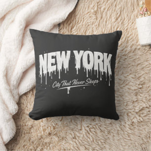 New York City Dat Nooit Slaapt Kussen
