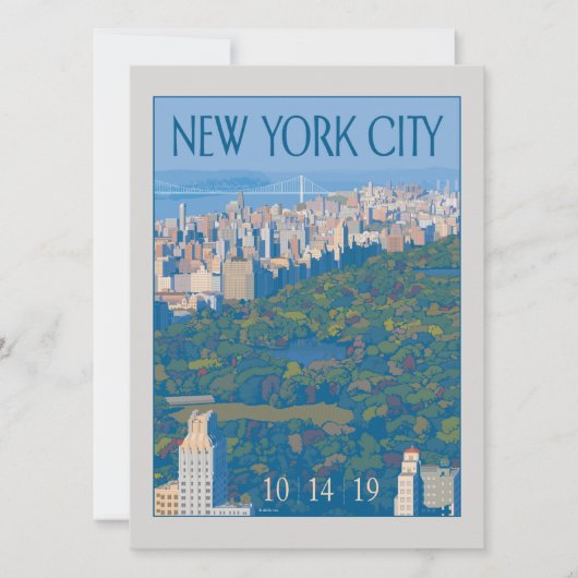 New York City | Datum opslaan - Foto Save The Date (Voorkant)