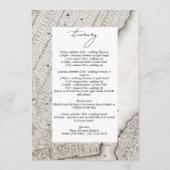 New York City Destination NYC Trouwroute Programma (Achterkant)