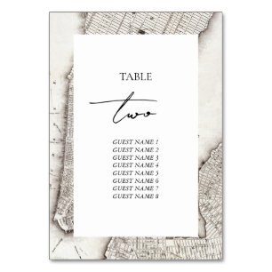 New York City Destination NYC Wedding Kaart