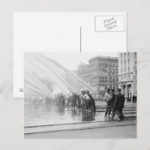 New York City Firemen, 1908 Briefkaart (Voorkant / Achterkant)