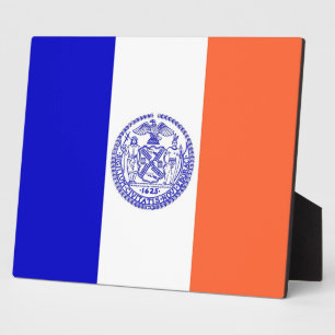 New York City Flag Plaque Fotoplaat