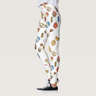 New York City Foodie Classic NYC Leggings alimenta
