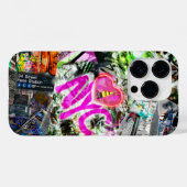 New York City Graffiti Empire State iPhone Case (Achterkant (horizontaal))