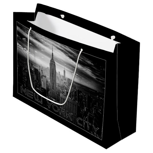NEW YORK CITY grote cadeau tas Groot Cadeauzakje (Voorkant Gekanteld)